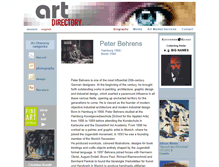 Tablet Screenshot of behrens-peter.com